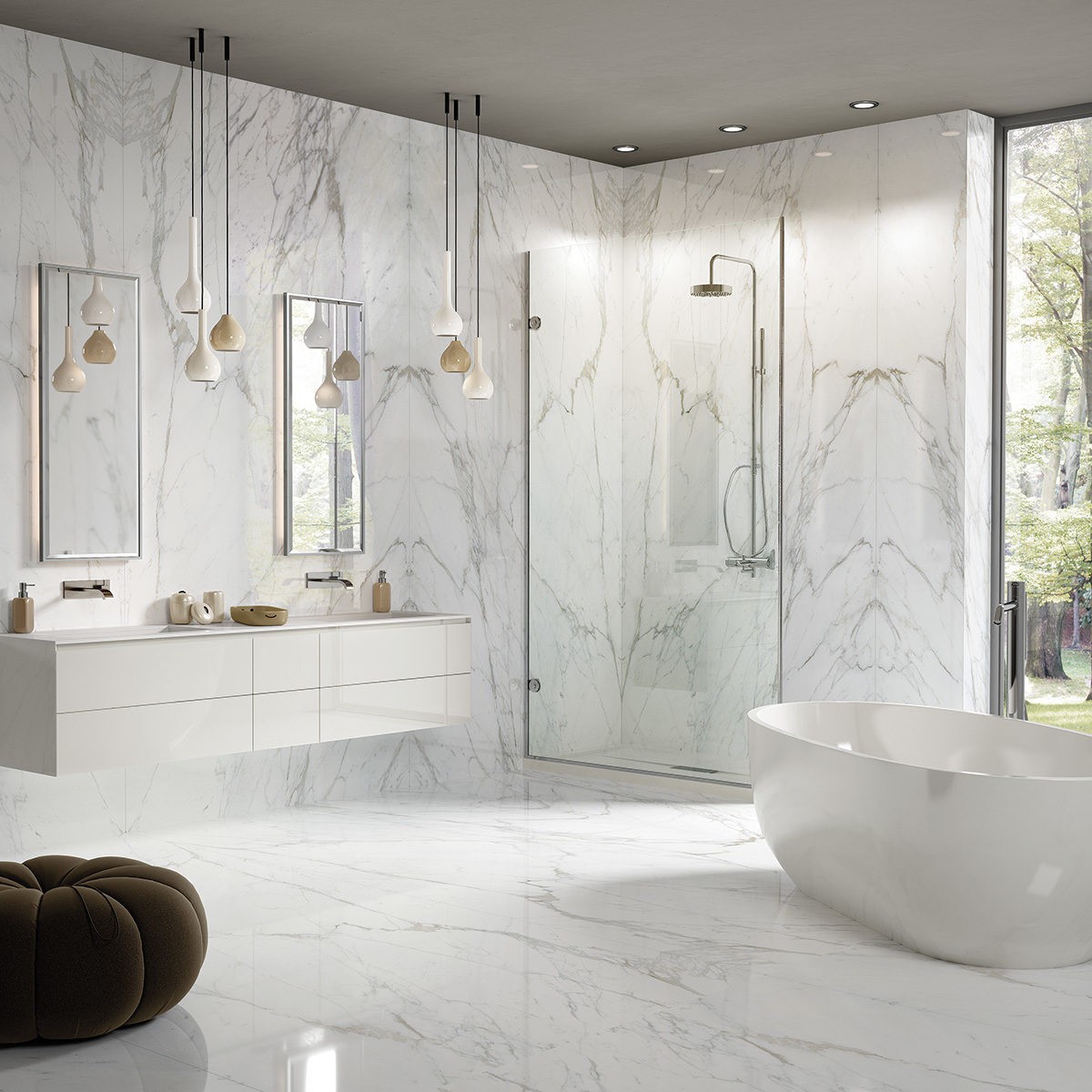 Porcelain Slabs: How to Renovate Your Bathroom in 2025